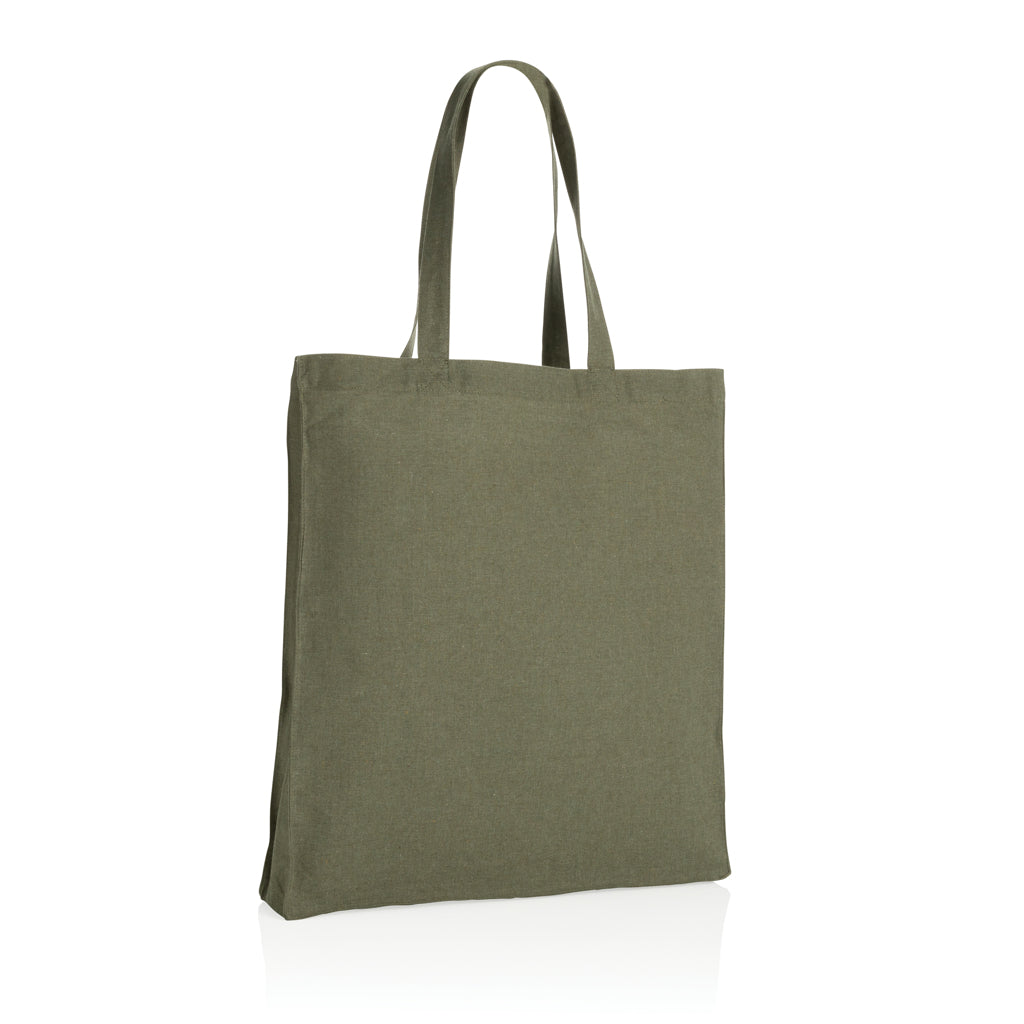 Impact AWARE™ shoppingkasse m. bälg återvunnen bomull 145gr