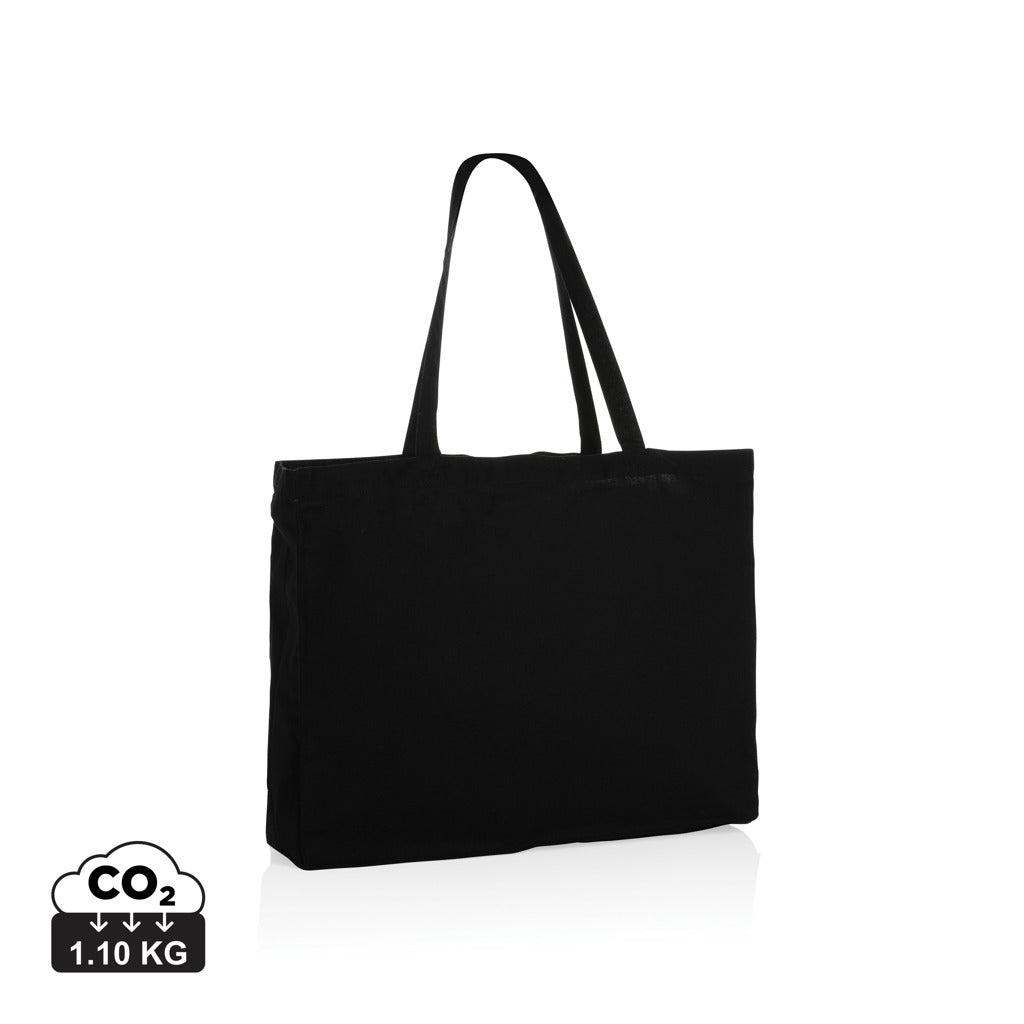 Impact AWARE™ shoppingkasse m. bälg återvunnen bomull 145gr