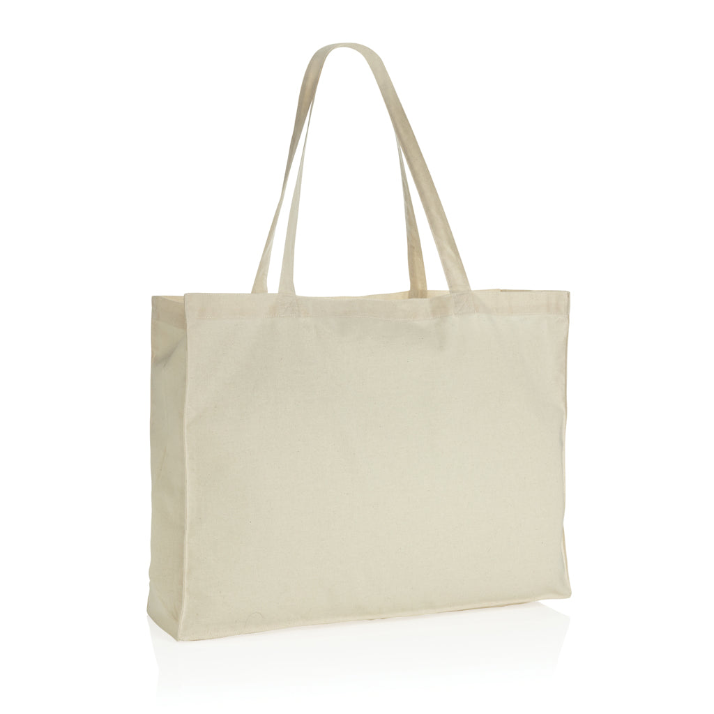 Impact AWARE™ shoppingkasse m. bälg återvunnen bomull 145gr