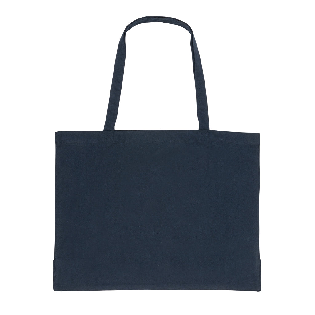 Impact AWARE™ shoppingkasse m. bälg återvunnen bomull 145gr