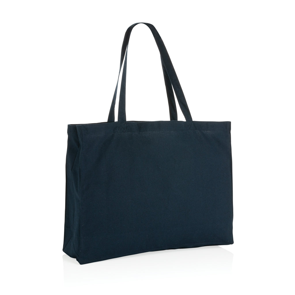 Impact AWARE™ shoppingkasse m. bälg återvunnen bomull 145gr