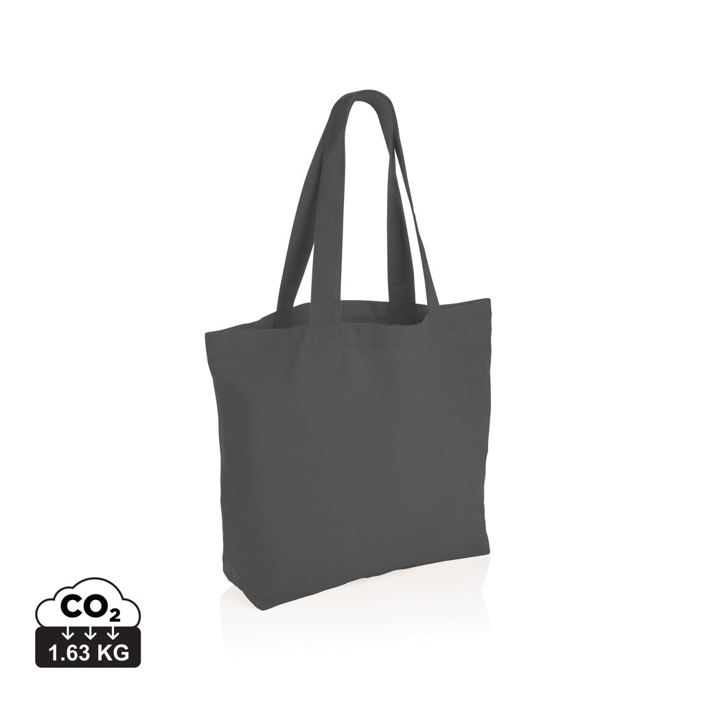 Impact Aware™ shoppingkasse m/ficka 240 gsm ofärgad rcanvas