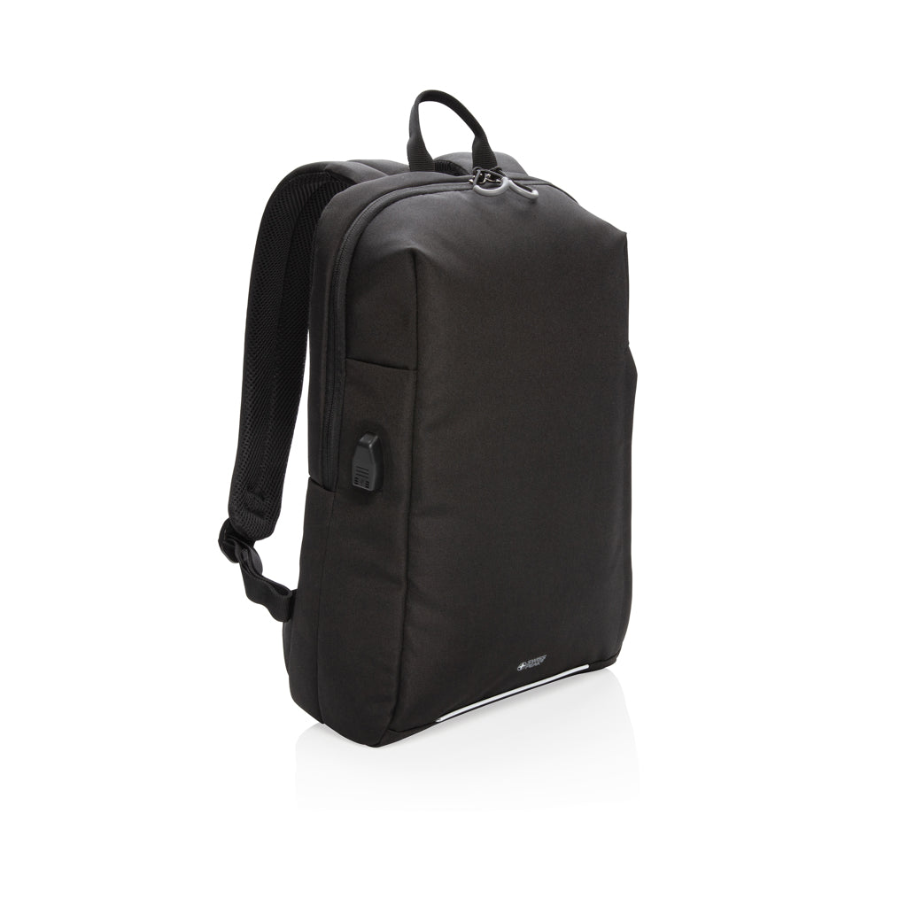 Swiss Peak AWARE™ RFID och USB A laptopryggsäck