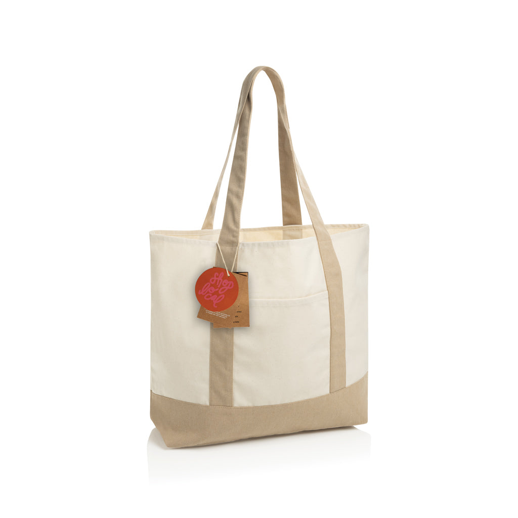 SHOP LOCAL AWARE™ återvunnen bomull 350 gsm Toteväska