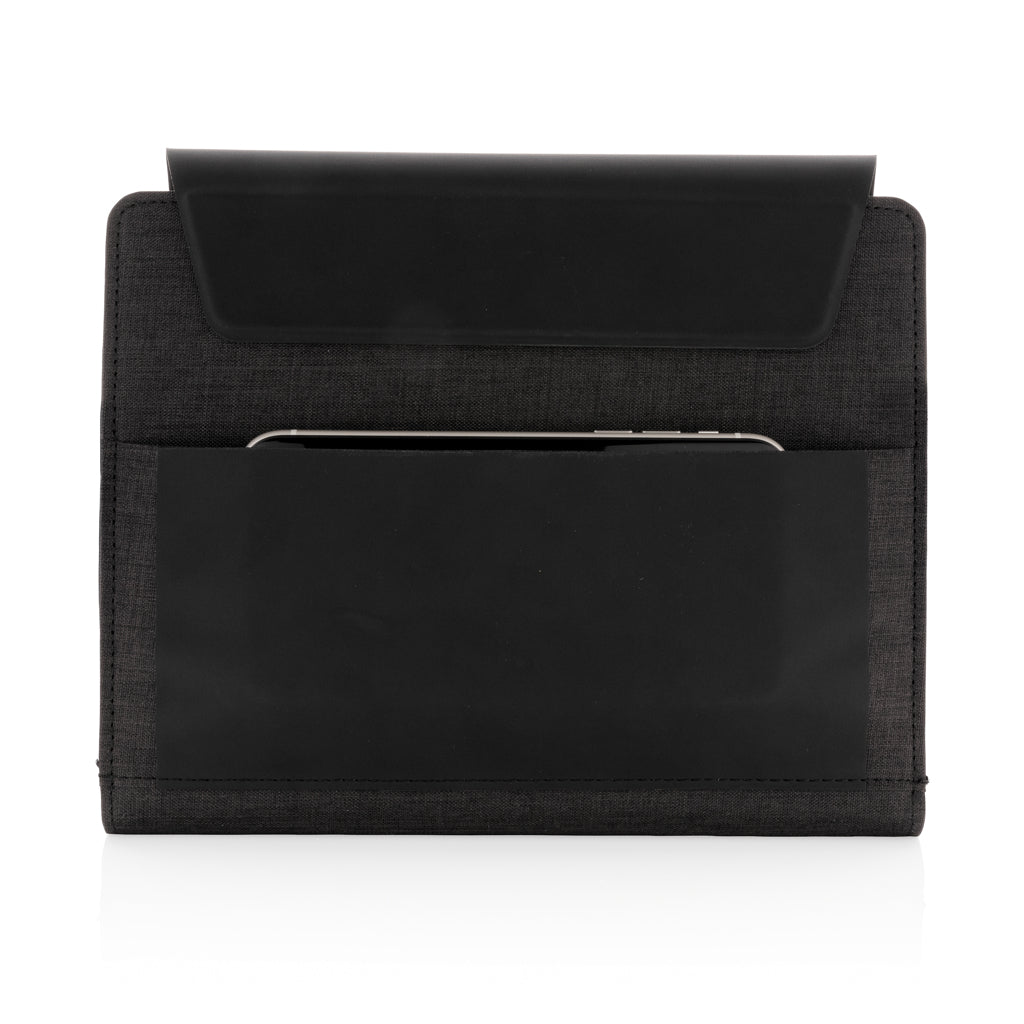 Fiko A5 portfolio med trådlös laddning och powerbank