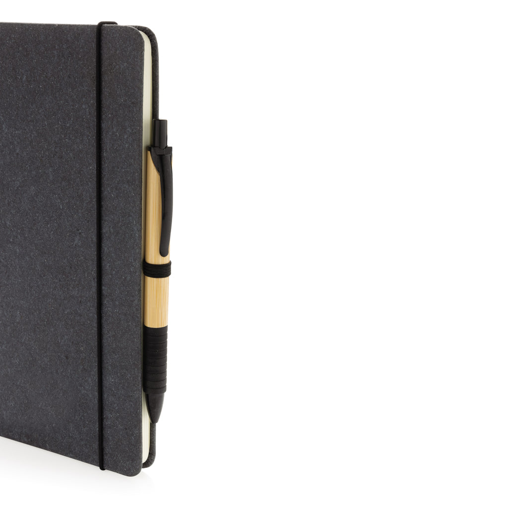 A5 hardcover anteckningsbok i återvunnet läder