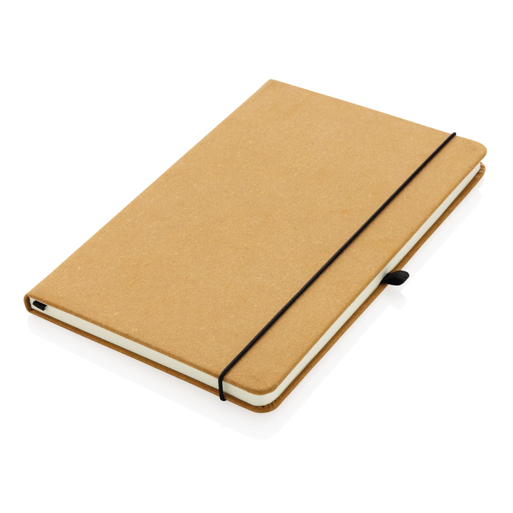 A5 hardcover anteckningsbok i återvunnet läder