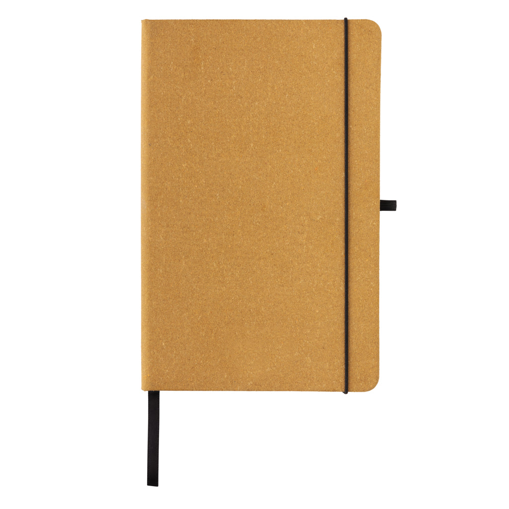 A5 hardcover anteckningsbok i återvunnet läder