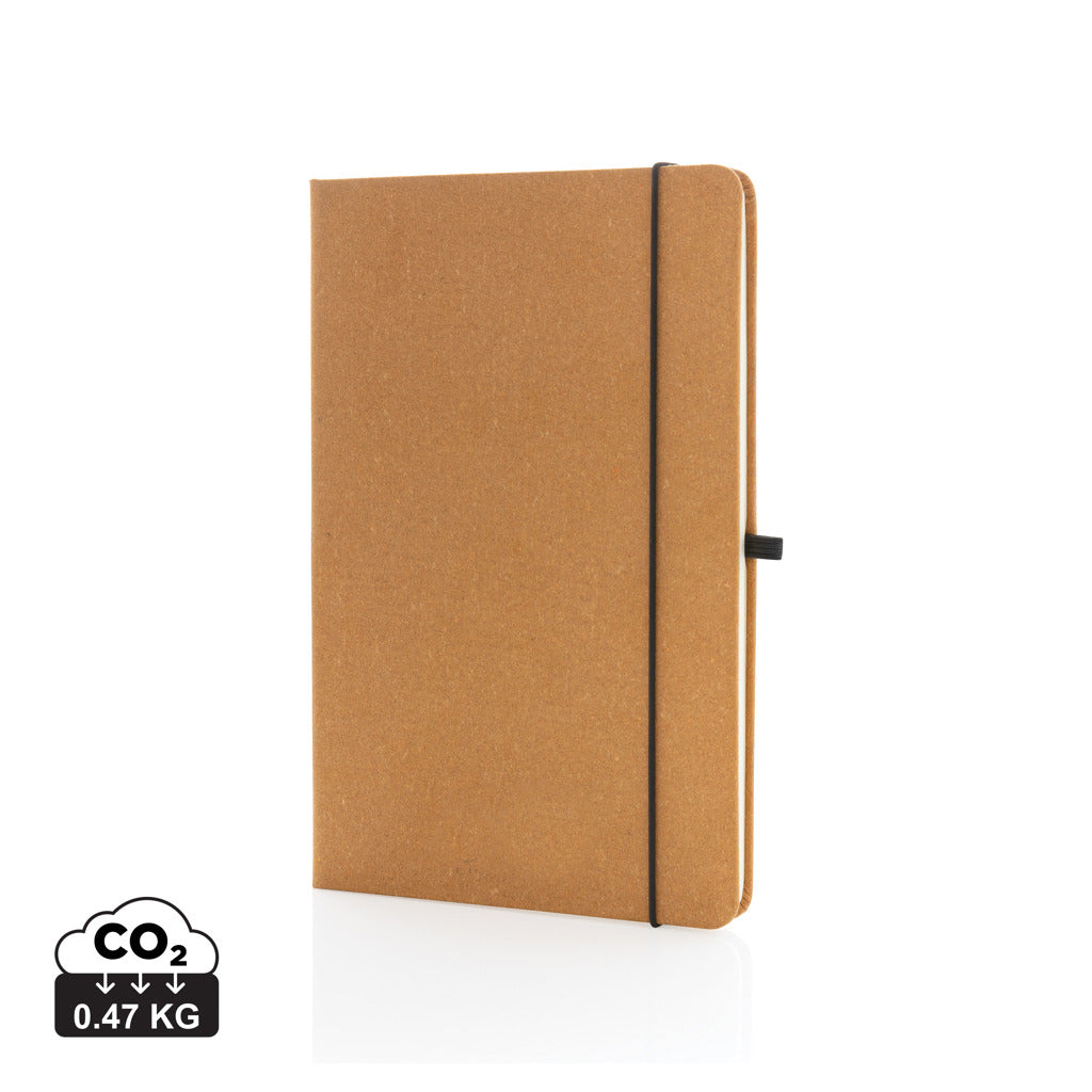A5 hardcover anteckningsbok i återvunnet läder