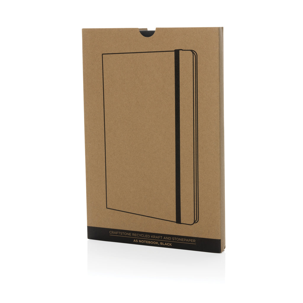 Craftstone A5 kraft och stenpapper anteckningsbok