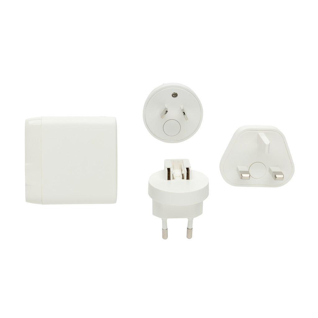 TravelCharge Pro RCS rplastisk reseladdare med USB C