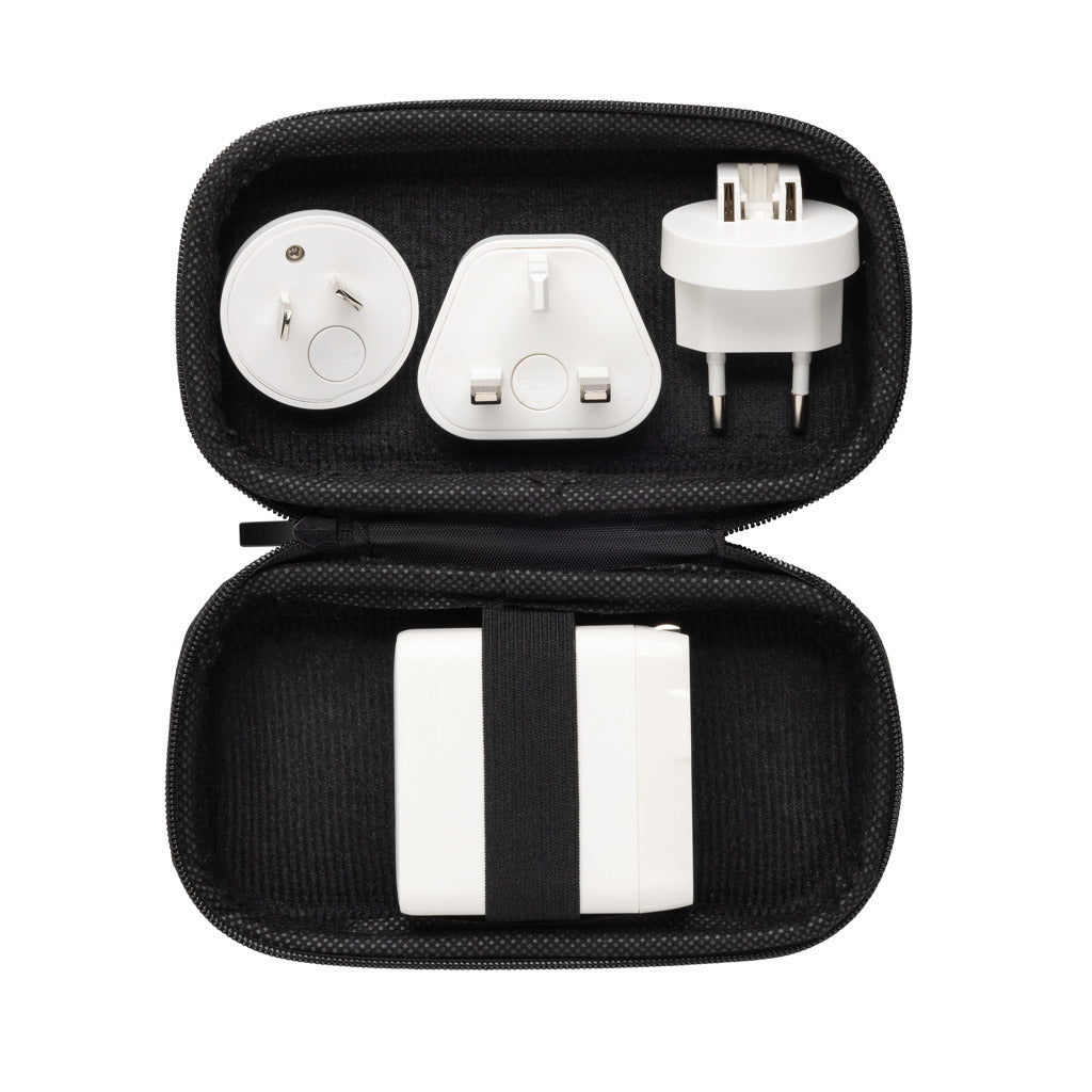 TravelCharge Pro RCS rplastisk reseladdare med USB C