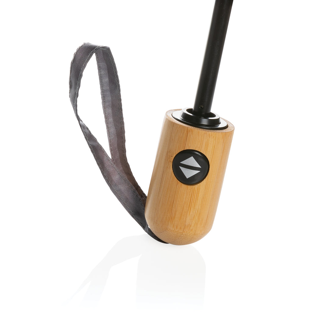 21' Impact Aware™ RPET 190T automatiskt bambu paraply