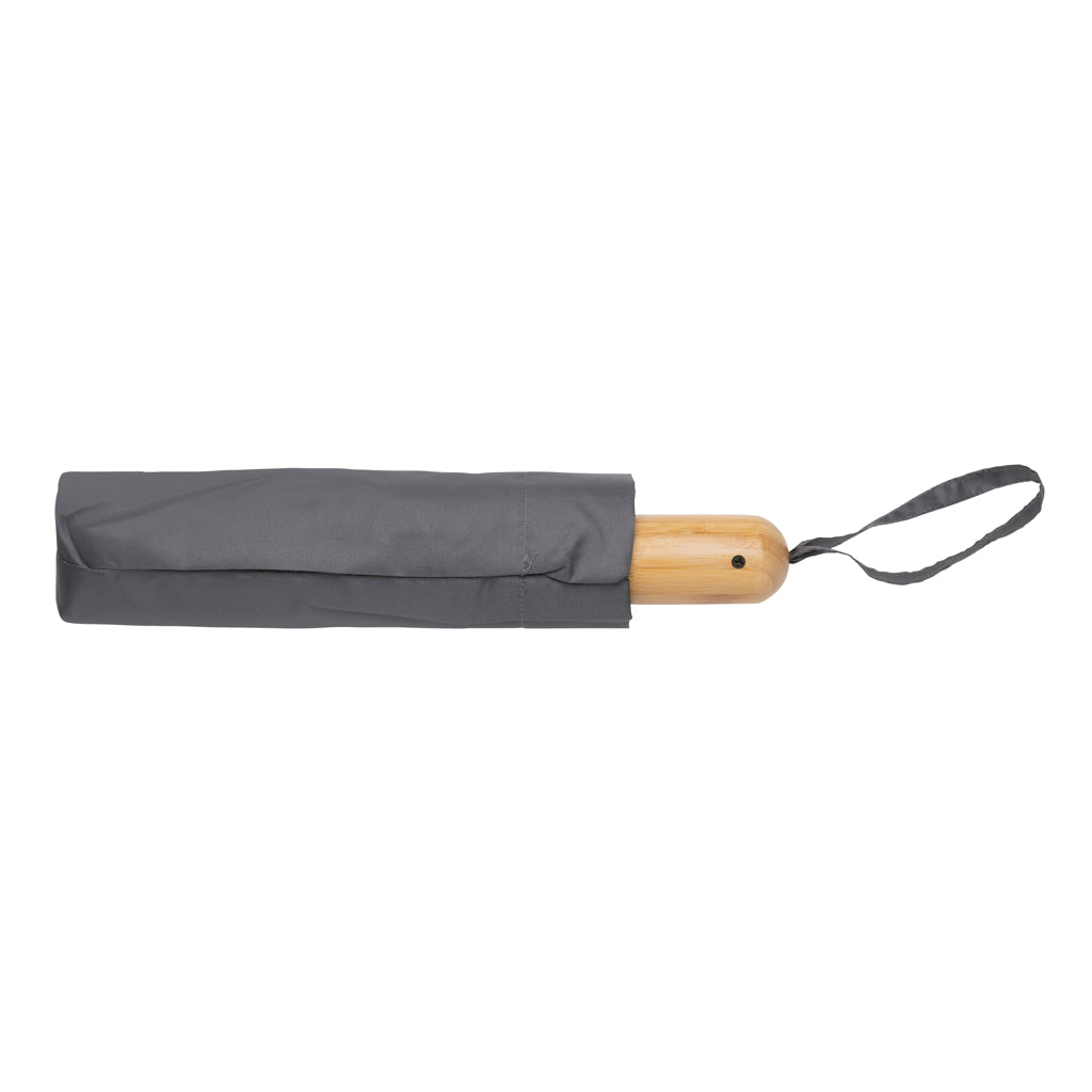 21' Impact Aware™ RPET 190T automatiskt bambu paraply