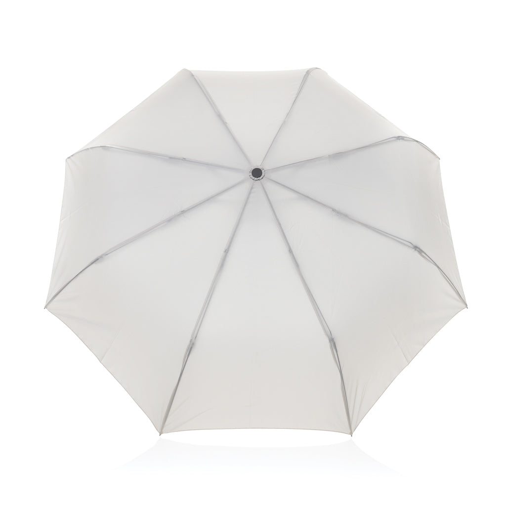 Kaycey 21” AWARE™ RPET Acacia trä mini paraply auto open
