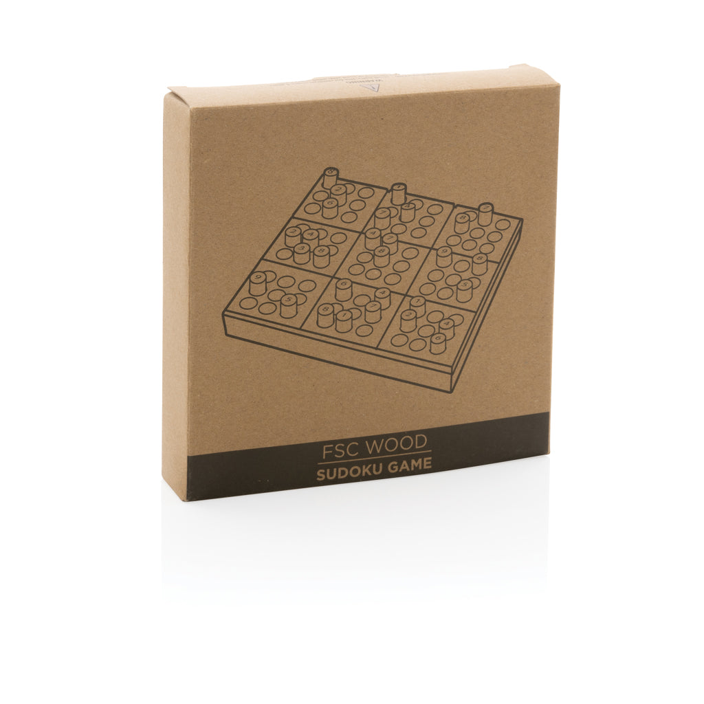 Sudoku-spel i trä