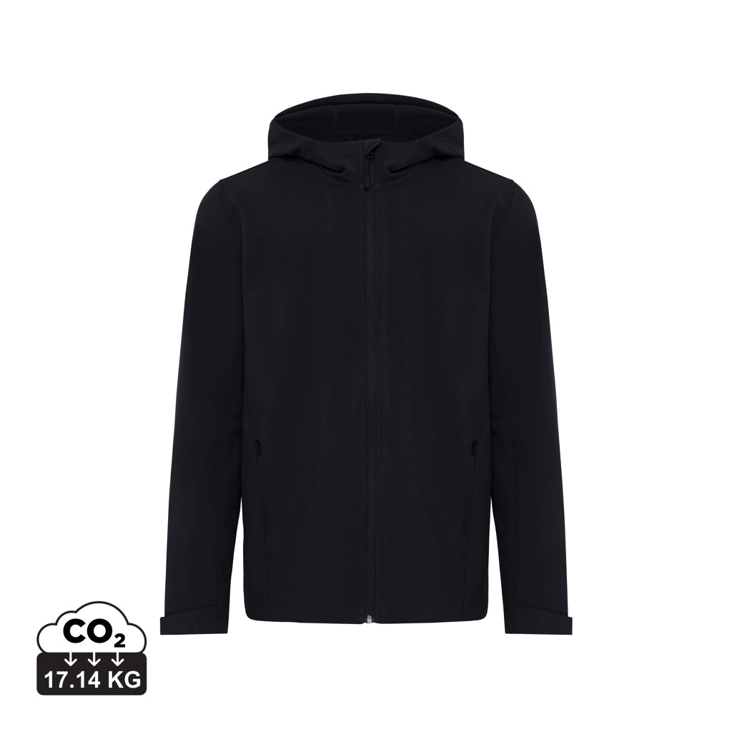 IQONIQ Makalu soft shell herrjacka i återvunnen polyester
