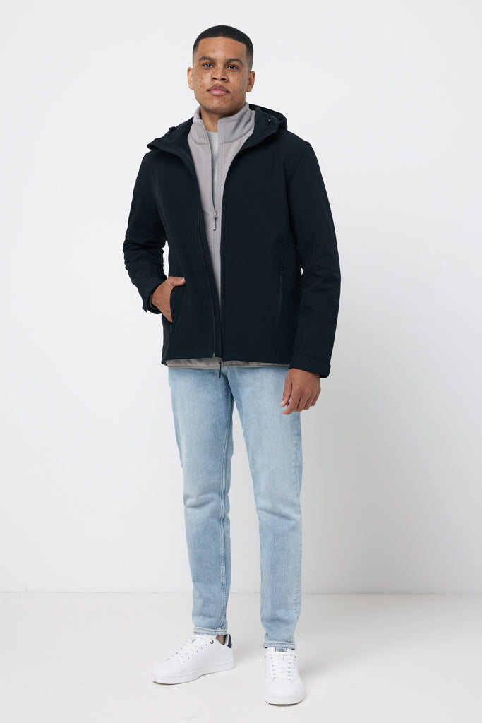 IQONIQ Makalu softshell herrjacka i återvunnen polyester