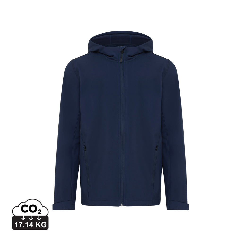 IQONIQ Makalu soft shell herrjacka i återvunnen polyester