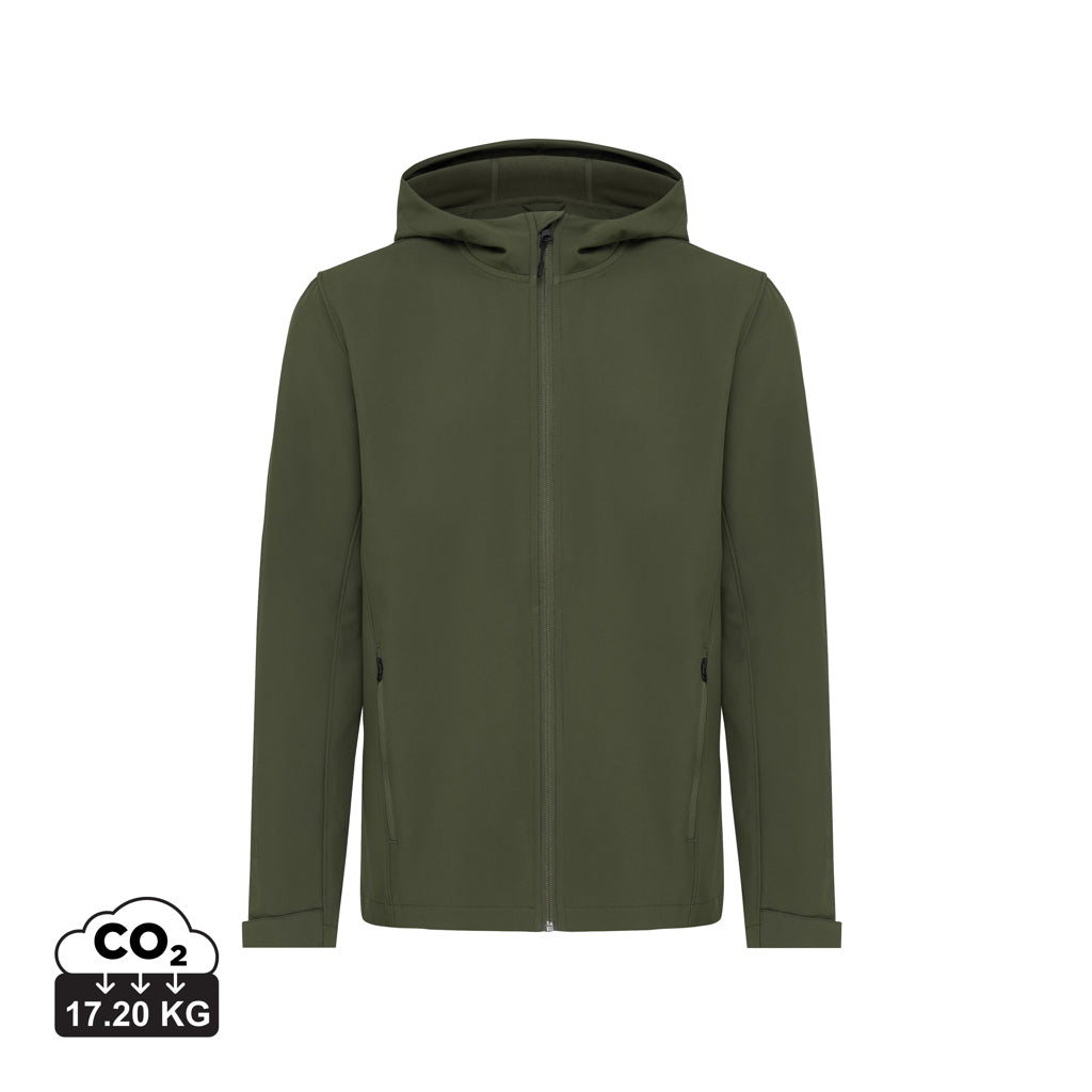 IQONIQ Makalu soft shell herrjacka i återvunnen polyester
