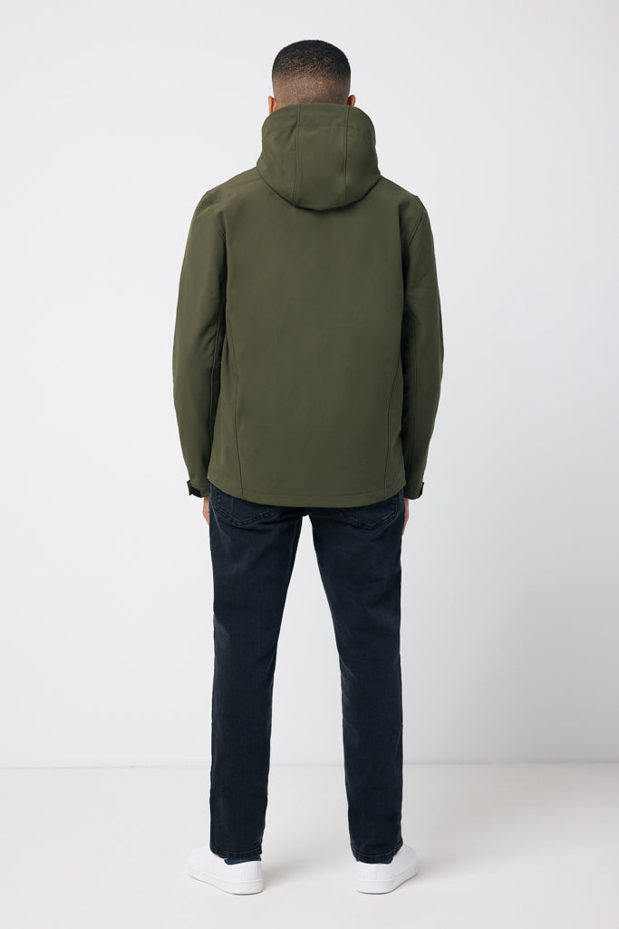 IQONIQ Makalu soft shell herrjacka i återvunnen polyester
