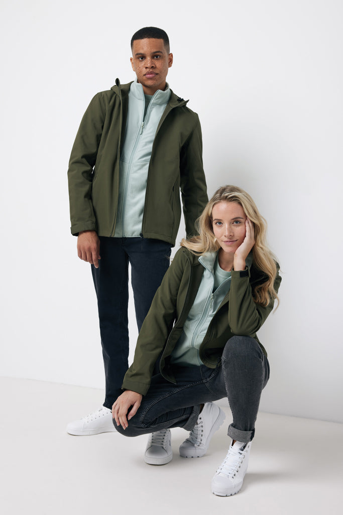 IQONIQ Makalu soft shell herrjacka i återvunnen polyester
