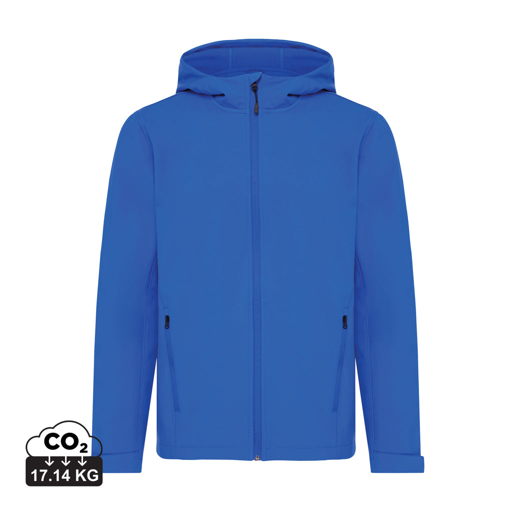 IQONIQ Makalu soft shell herrjacka i återvunnen polyester