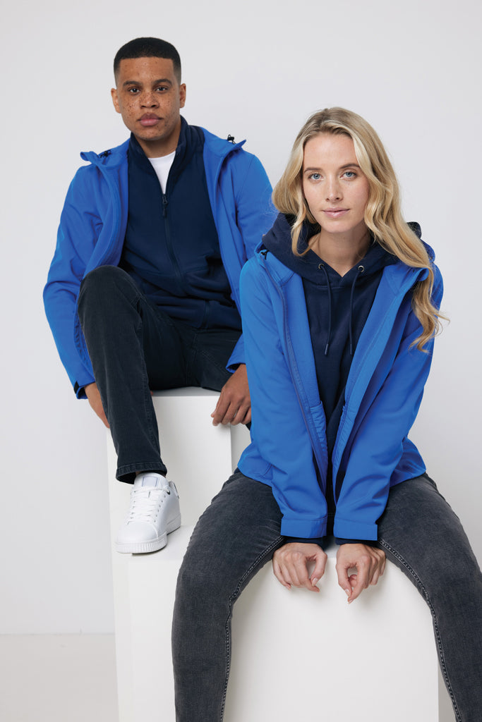 IQONIQ Makalu soft shell herrjacka i återvunnen polyester