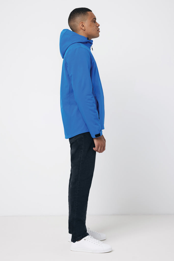 IQONIQ Makalu soft shell herrjacka i återvunnen polyester