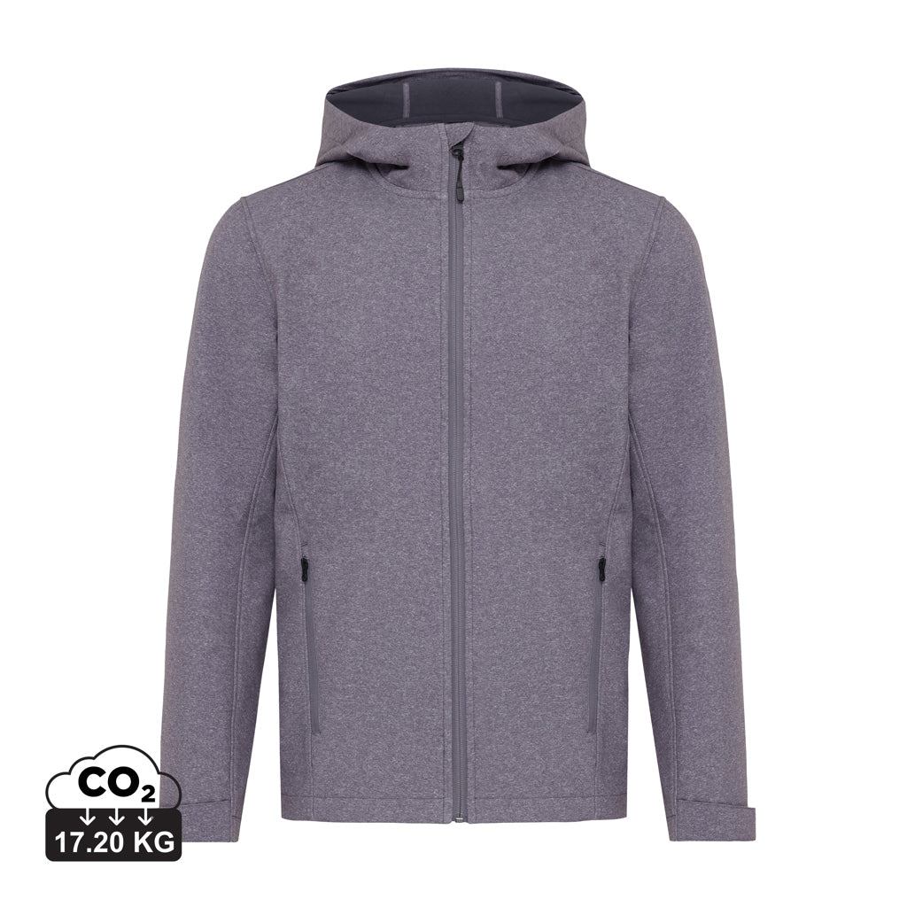 IQONIQ Makalu soft shell herrjacka i återvunnen polyester