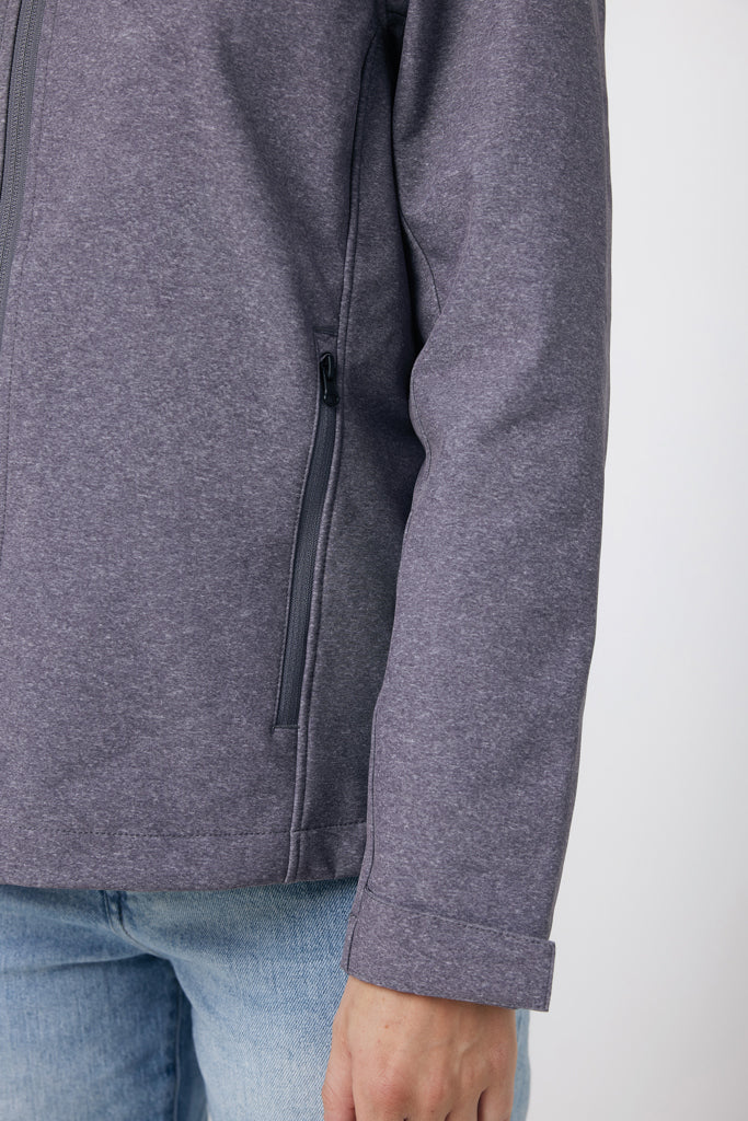 IQONIQ Makalu soft shell herrjacka i återvunnen polyester