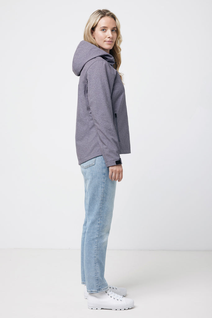 IQONIQ Makalu soft shell damjacka i återvunnen polyester