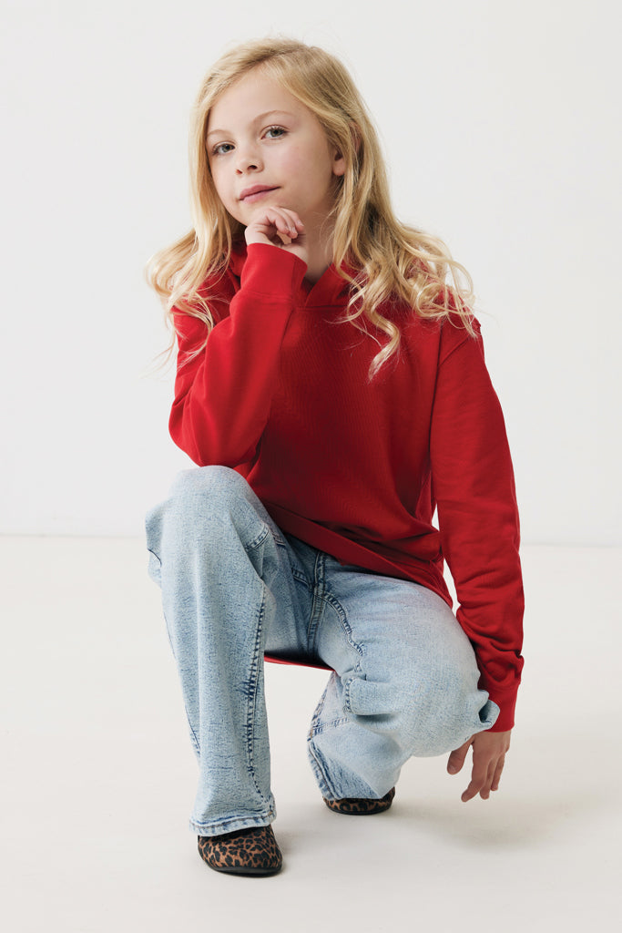 IQONIQ Yengo hoodie i återvunnen bomull med sidofickor för b