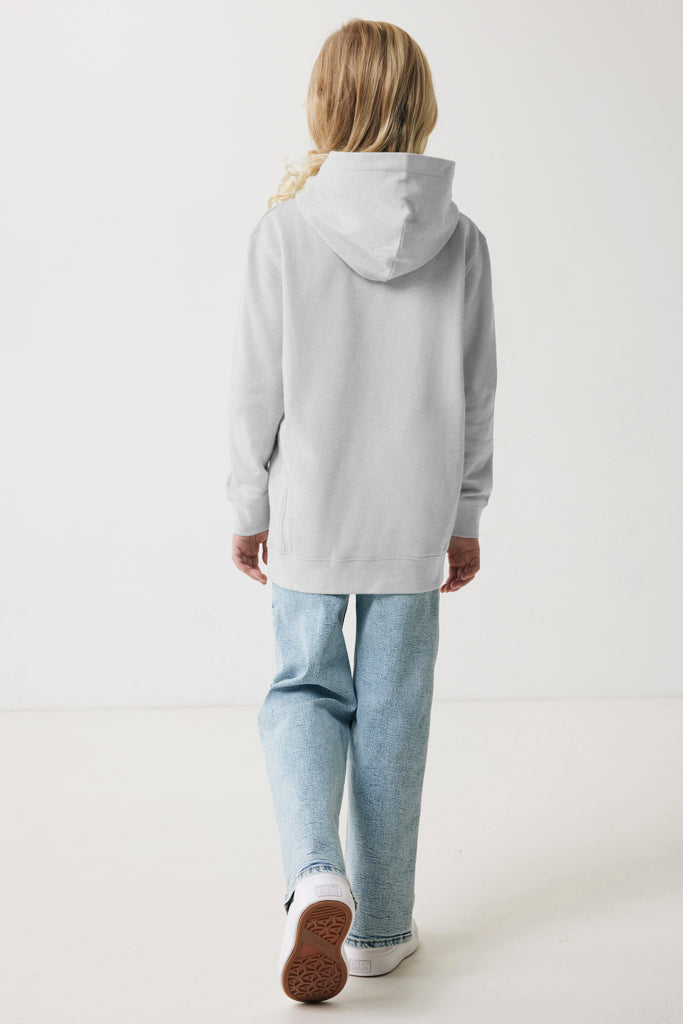 IQONIQ Yengo barnhoodie i återvunnen bomull med sidofickor