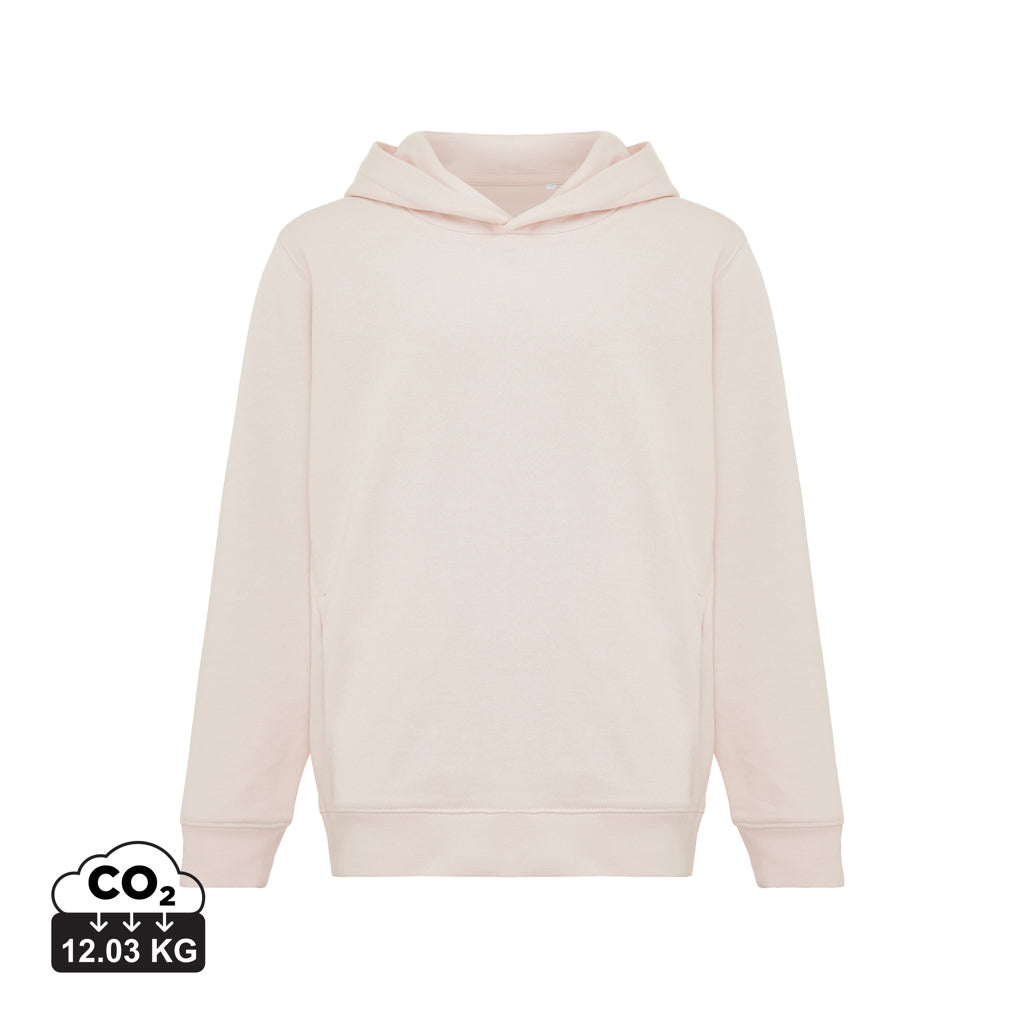 IQONIQ Yengo barnhoodie i återvunnen bomull med sidofickor