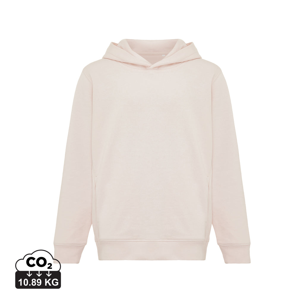 IQONIQ Yengo barnhoodie i återvunnen bomull med sidofickor