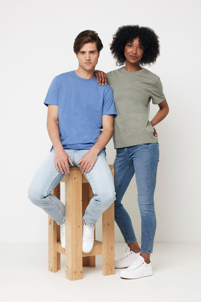 IQONIQ Manuel t-shirt i återvunnen ofärgad bomull