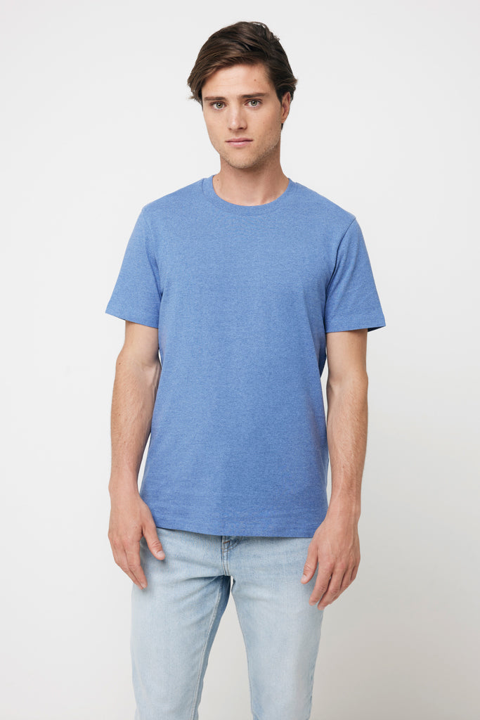 IQONIQ Manuel t-shirt i återvunnen ofärgad bomull