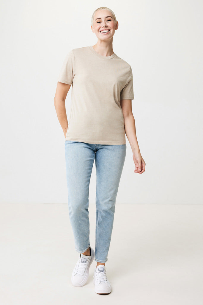 IQONIQ Sierra lättvikt t-shirt i återvunnen bomull - Natural Colors