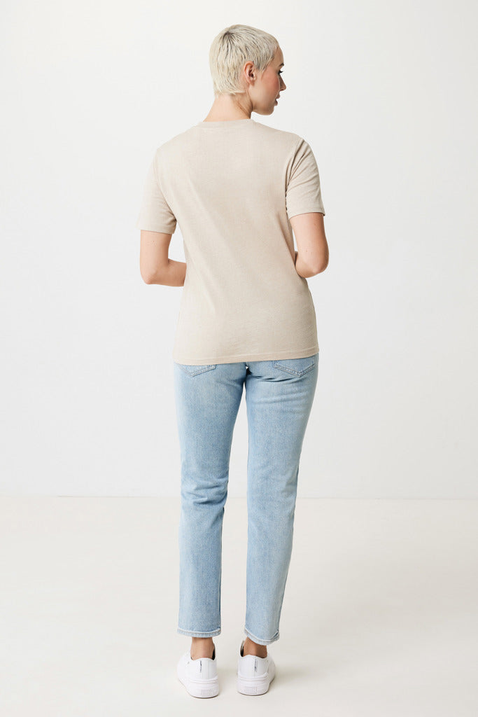 IQONIQ Sierra lättvikt t-shirt i återvunnen bomull - Natural Colors