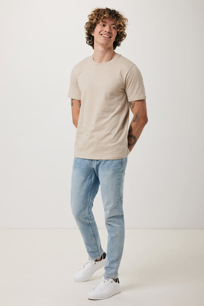 IQONIQ Brett t-shirt i återvunnen bomull - Natural Colors