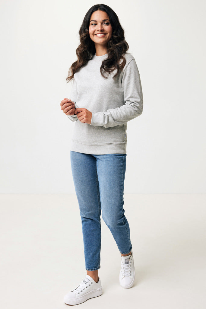 IQONIQ Denali sweatshirt i återvunnen ofärgad bomull