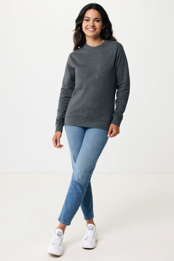 IQONIQ Denali sweatshirt i återvunnen ofärgad bomull
