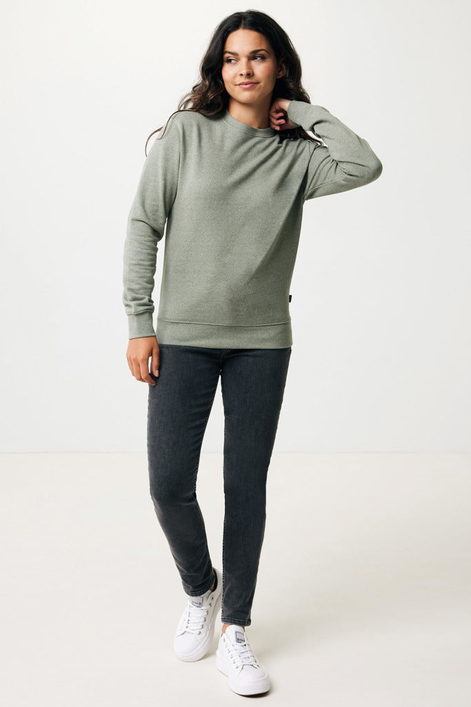 IQONIQ Denali sweatshirt i återvunnen ofärgad bomull