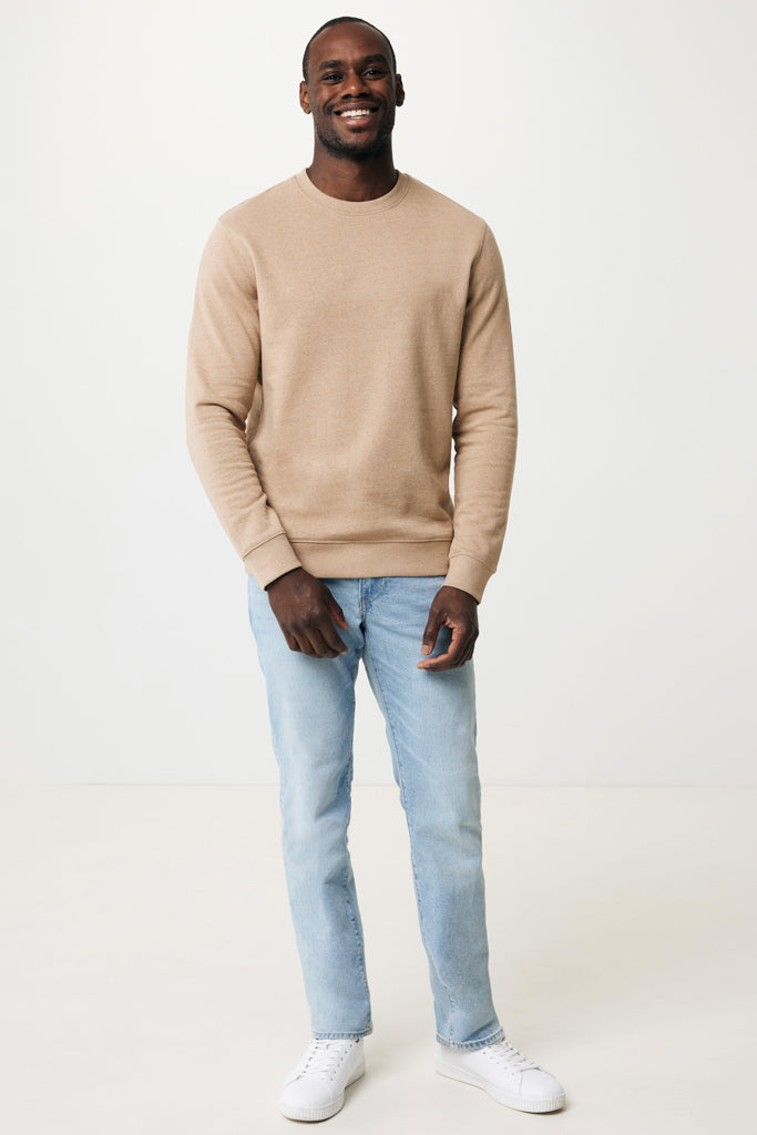 IQONIQ Denali sweatshirt i återvunnen ofärgad bomull