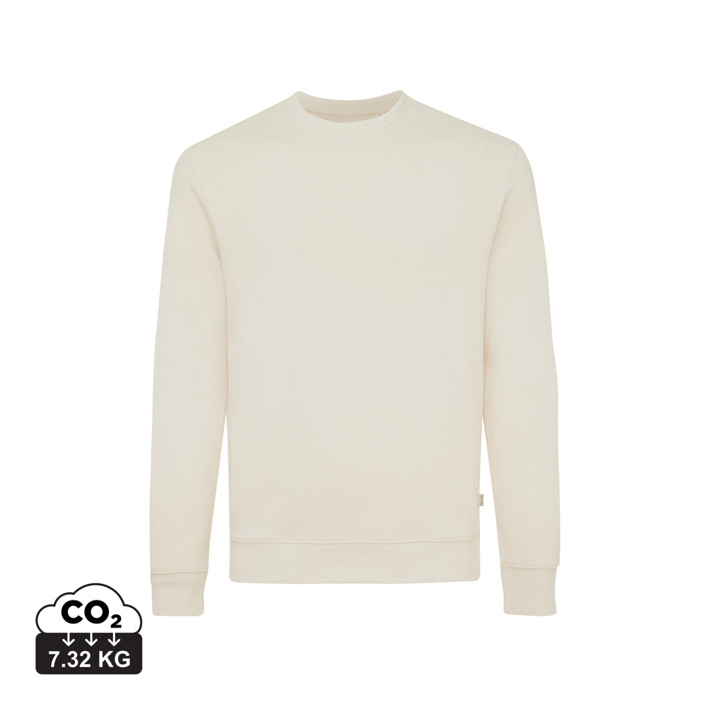 IQONIQ Denali sweatshirt i återvunnen ofärgad bomull