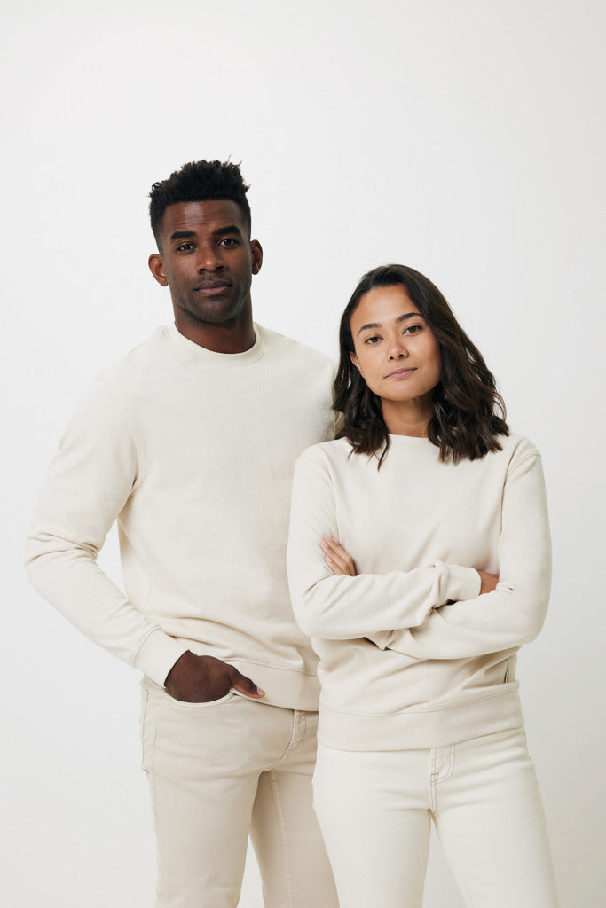 IQONIQ Denali sweatshirt i återvunnen ofärgad bomull
