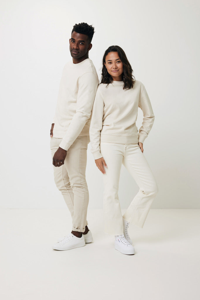 IQONIQ Denali sweatshirt i återvunnen ofärgad bomull