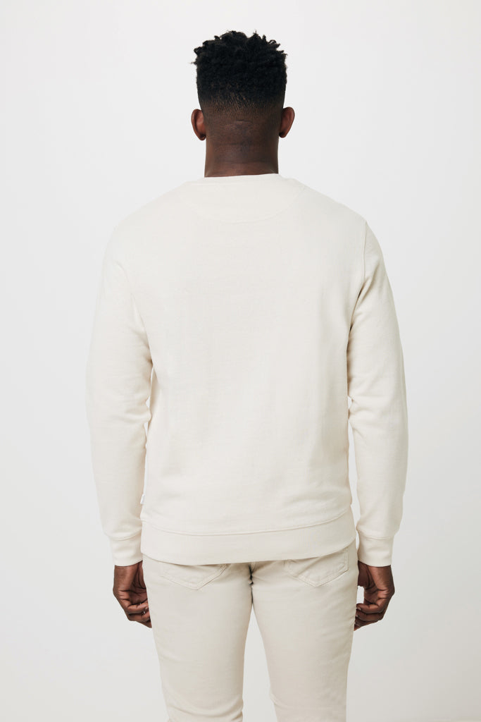 IQONIQ Denali sweatshirt i återvunnen ofärgad bomull