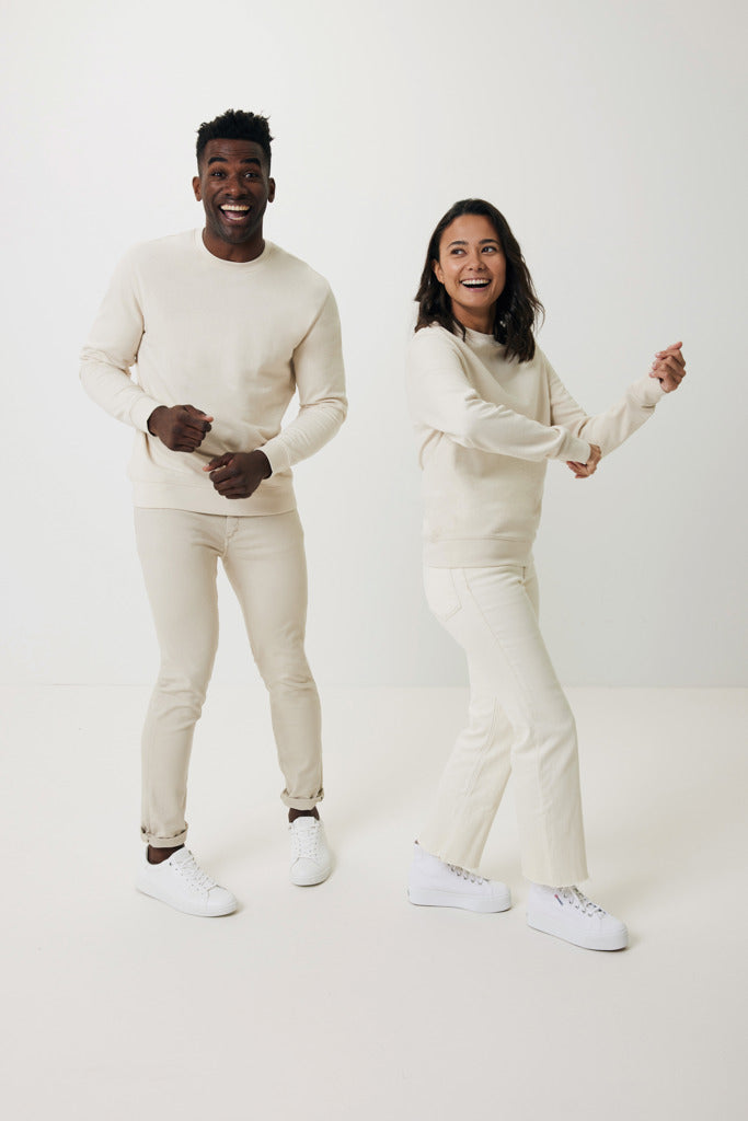 IQONIQ Denali sweatshirt i återvunnen ofärgad bomull